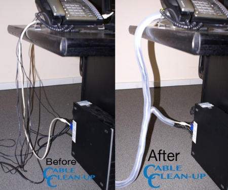 cable clean up before and after installation