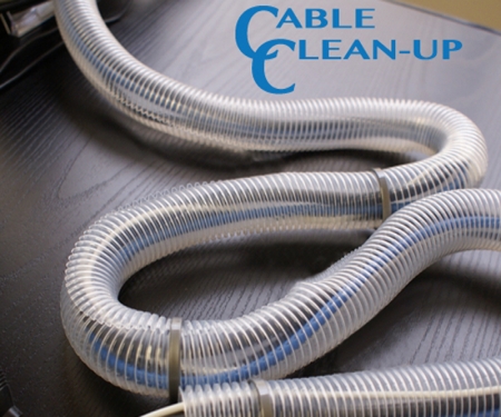 cable clean up, wire organization tubing