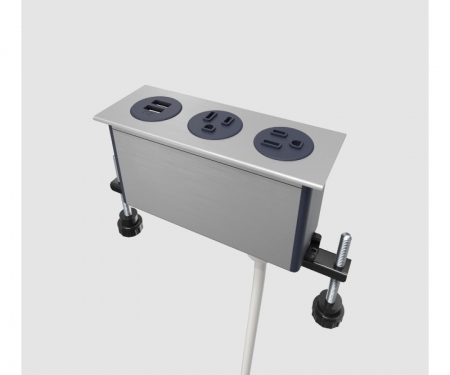 Byrne Dot in-surface 2 power outlet, 1 usb, navy