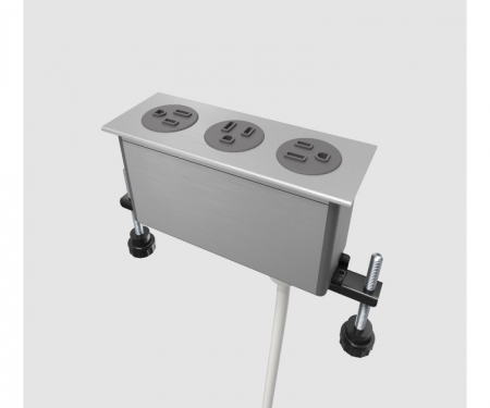 Byrne Dot in-surface 3 power outlet, storm