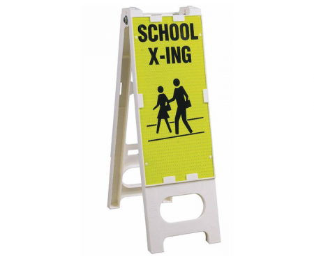 fluorescent school narrow barricade, with 36