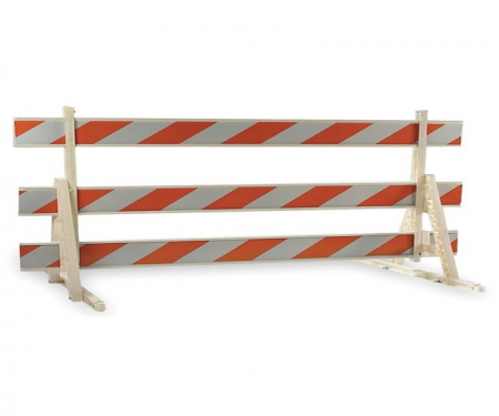 Plastic barricade Type 3-iii,120 w x60