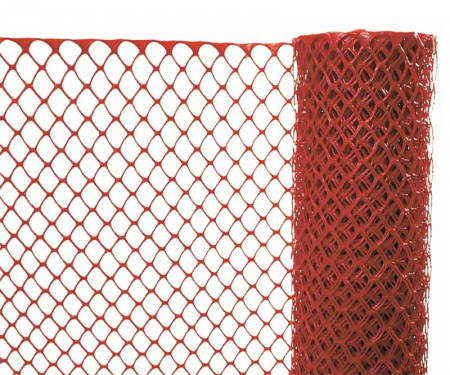 Red plastic mesh fencing discount
