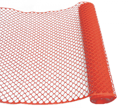 cortina temporary orange medium diamond grade plastic fencing with 50 ft length and 48 inch height