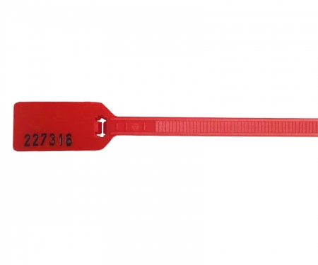 6 inch long red serialized flag cable ties 6 inch long red serialized flag cable ties