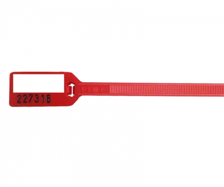 6 inch long red write on serialized flag cable ties 6 inch long red write on serialized flag cable ties