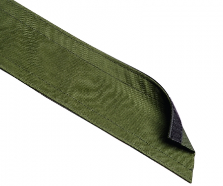 Green Durarace fabric floor cord cover