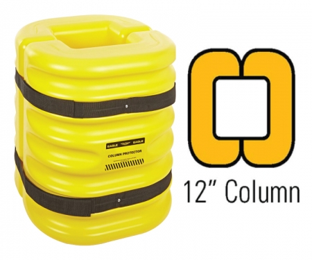 Eagle 1724-12 Yellow Mini Column Protector
