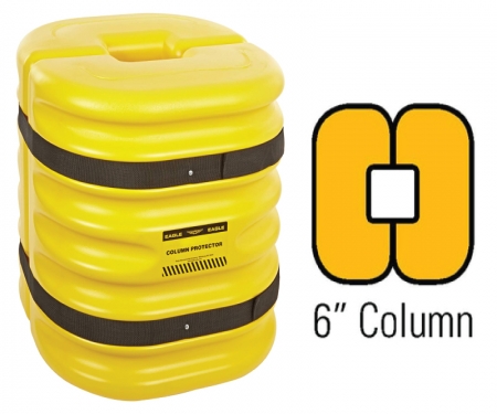 Eagle 1724-6 Yellow Mini Column Protector Eagle 1724-6 Yellow Mini Column Protector