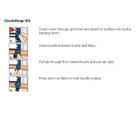 Instructions for EconoCinch straps