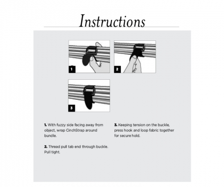 Econo cinch strap instructions