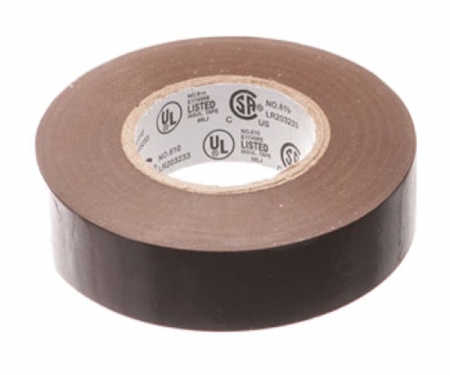 Electrical pvc tape, brown