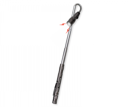 Mini extendable single LED magnetic flashlight, PL883