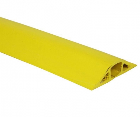 Single channel yellow flexiduct split cord cover