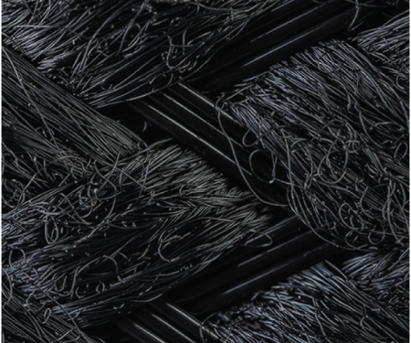 Close up image of Flexo noise sleeving