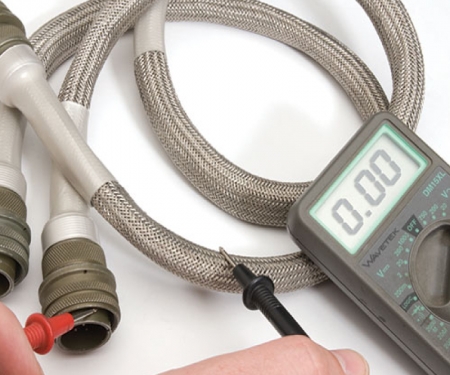 Flexo shield sleeving with wires enclosed Flexo shield sleeving with wires enclosed