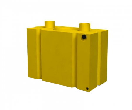 #2304-55 Modular security block barricade, yellow