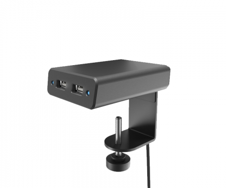 Garcia Edgemount powered usb hub, black Garcia Edgemount powered usb hub, black