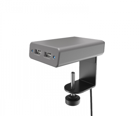 Edgemount usb power and data hub, black Edgemount usb power and data hub, black