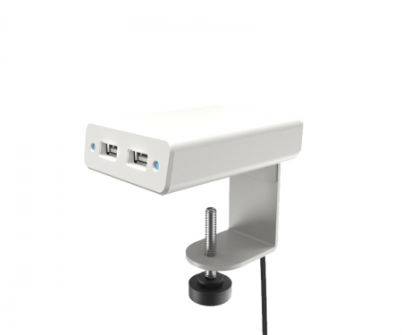 Edgemount usb power and data hub, white Edgemount usb power and data hub, white