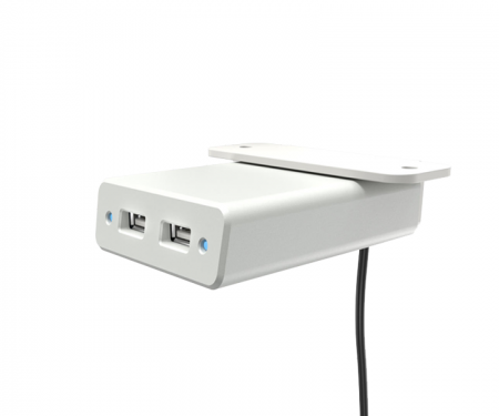 Garcia desk under mount USB hub, white Garcia desk under mount USB hub, white