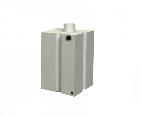 #2302-30 Modular security block barricade, white