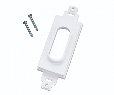 White decor style single wireport, mldc1-wh