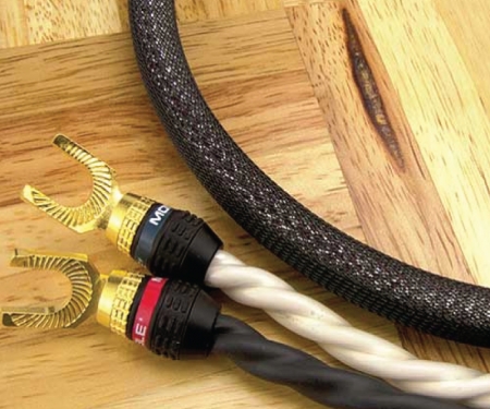 Mylar cable sleeve in use 