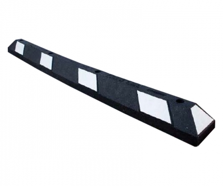 Parking stop, black/white