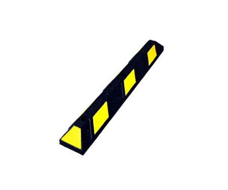 Park It rubber parking stops, 4' Long,Yellow/Black