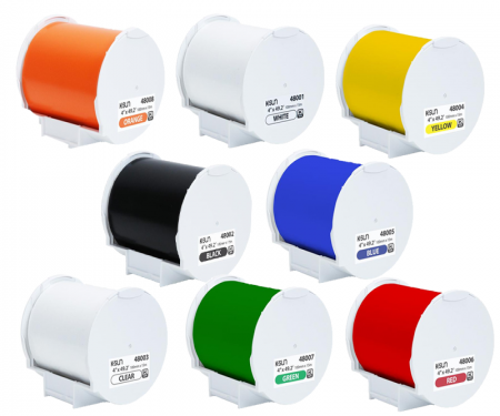 Pearlabel 400ixl label printer 4 inch diameter polyethylene olefin adhesive tape in all colors Pearlabel 400ixl label printer 4 inch diameter polyethylene olefin adhesive tape in all colors