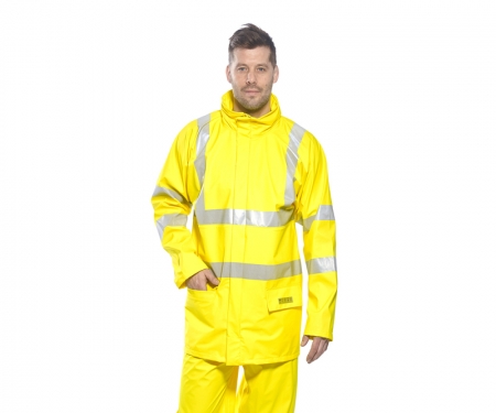 Portwest Sealtex Flame Flame Resistant FR Hi Vis Jacket FR41