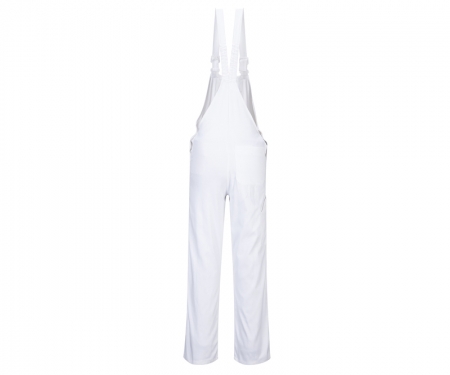 Portwest® Bolton Painters Bib Overalls | White Cotton