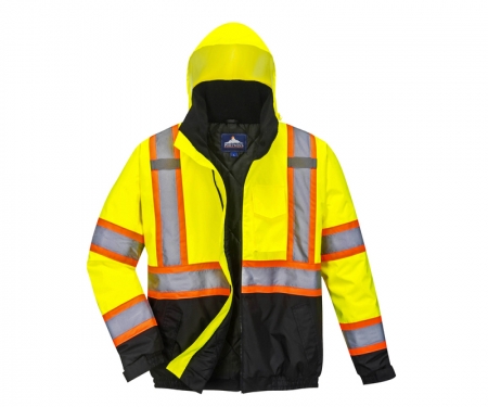 Portwest hi vis bomber jacket sale