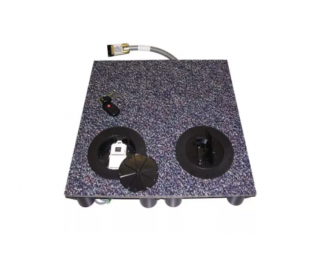 Powerflor solid panel raised cable management system duplex power outlet Powerflor solid panel raised cable management system duplex power outlet