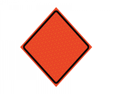 JBC blank  safety sign, reflective,Red