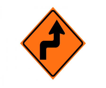 JBC Safety sign, Turn Right