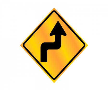 JBC Safety sign, Turn Right