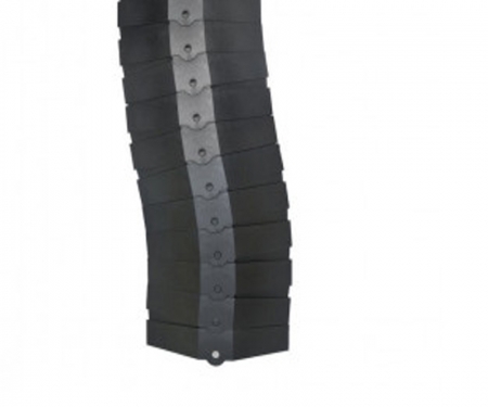 Medium black Sidewinder cord cover Medium black Sidewinder cord cover