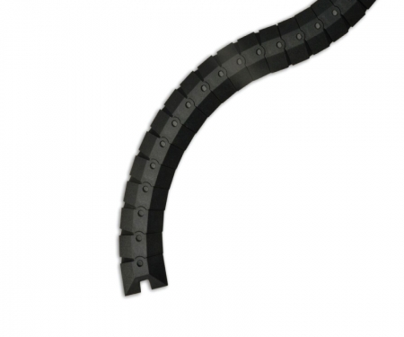 Small size of black Siderwinder cord protector Small size of black Siderwinder cord protector