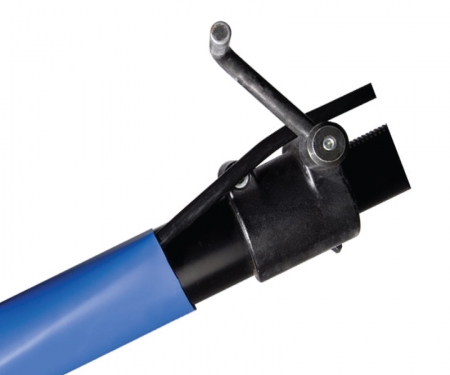 Blue studio key wrap in use 