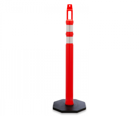Diamond top Traffic Post Delineator, Orange, 42