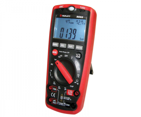 Triplett auto ranging multi meter, t-9055 
