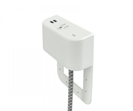Tully in furniture charging hub 2 inch tail fog plastic with zigzag storm and fog cord