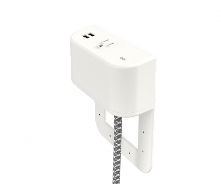 Tully in furniture charging hub 2 inch tail fog plastic with zigzag fog and white cord