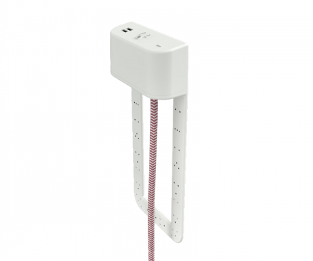 Tully in furniture charging hub 9 inch tail fog plastic with chevron berry and fog cord