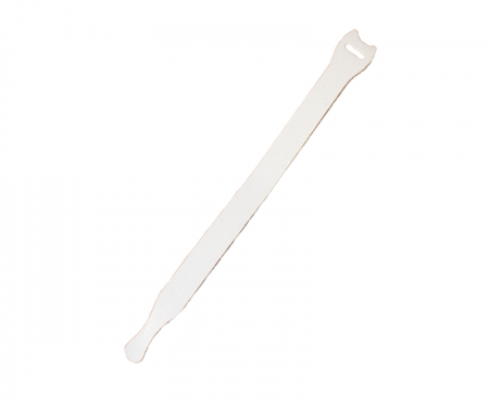 8 inch Velcro® qwik tie fastener in white