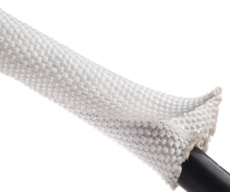 F6 Woven wrap in use, white
