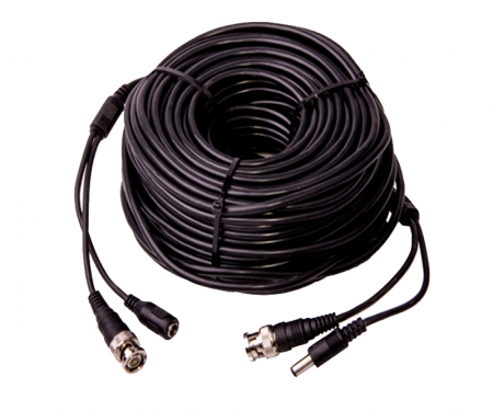 roll of siamese cable, black