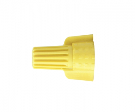 yellow winged wire nut connector